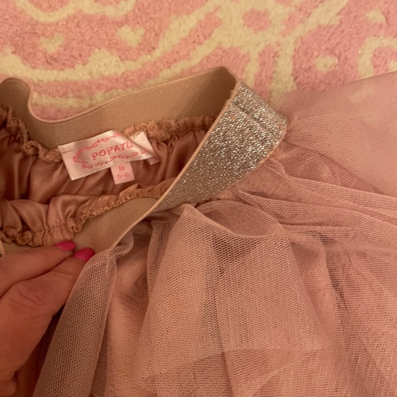 Popatu dusty rose skirt  size 5-6 - Picture 4 of 5